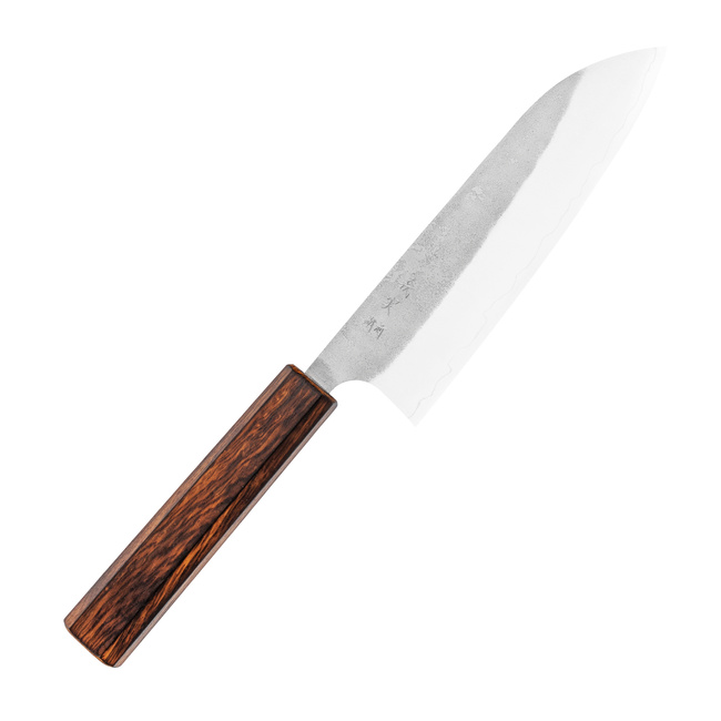 Yoshimi Kato Ginsan/SS Nashiji Nóż Santoku 17 cm