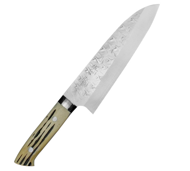 Takeshi Saji SRS-13 Róg jeleni Nóż Santoku 18 cm