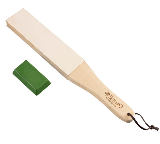 Suehiro Skórzany zestaw do polerowania ostrzy mały