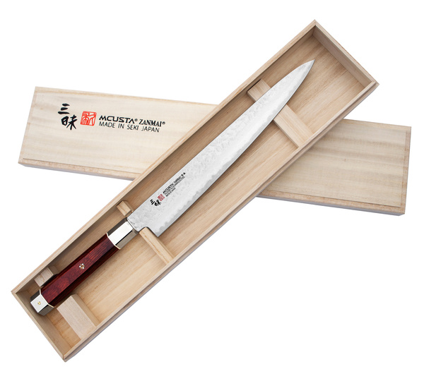 Mcusta Zanmai Ultimate Unkai VG-10 Nóż Sujihiki 27 cm