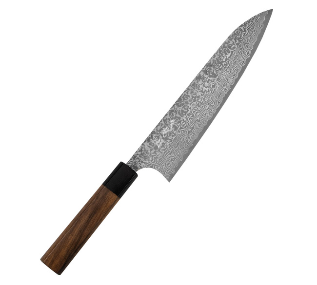 Yoshimi Kato VG-10 NI Black Nóż Szefa kuchni 21 cm