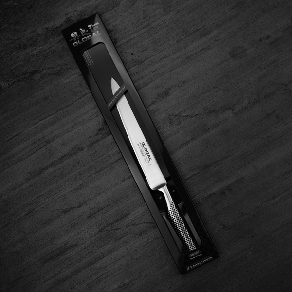 Europejski nóż do porcjowania 22cm | Global GF-37