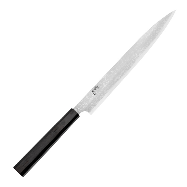 Yauji Aogami#2 Damascus Nóż Yanagiba 33 cm