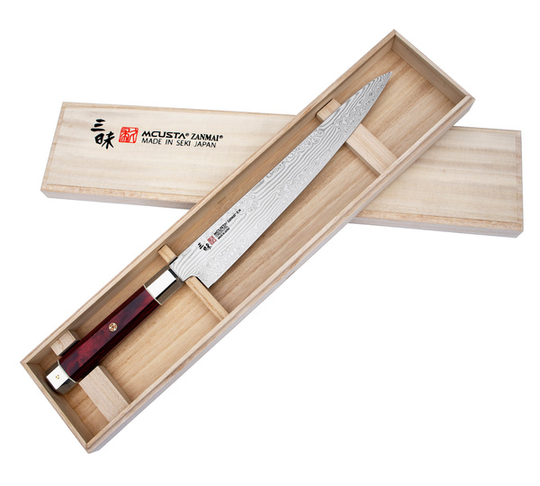 Mcusta Zanmai Ultimate Aranami VG-10 Nóż Sujihiki 24 cm