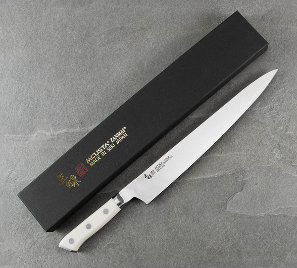 Mcusta Zanmai Classic Damacus VG-10 Corian Nóż Sujihiki 27 cm