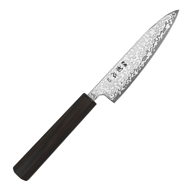 Hatsukokoro Hikari Kurozame SLD Damascus Nóż uniwersalny 13 cm