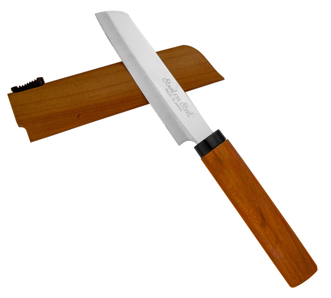 Satake Kamagata 420J2 Nożyk w drewnianej pochwie