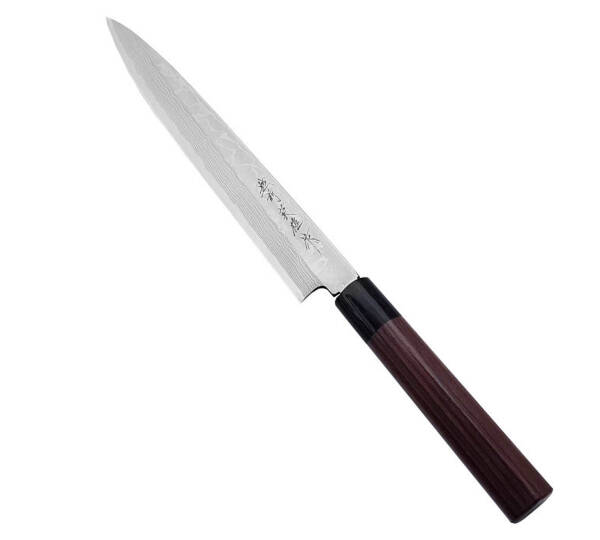 Hideo Kitaoka Shirogami Satin Nóż Yanagi leworęczny 23,5 cm