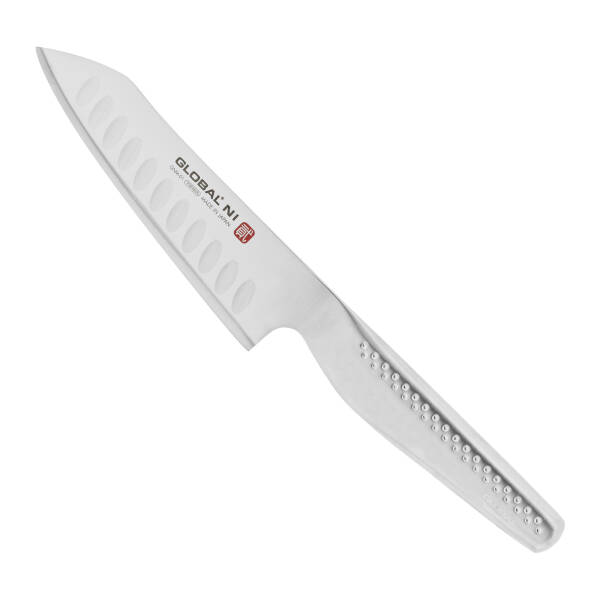 Nóż Santoku złobiony 14 cm | Global NI GNM-001