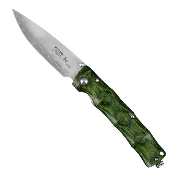 Nóż składany Mcusta Shinra Maximą Green SG2 9 cm
