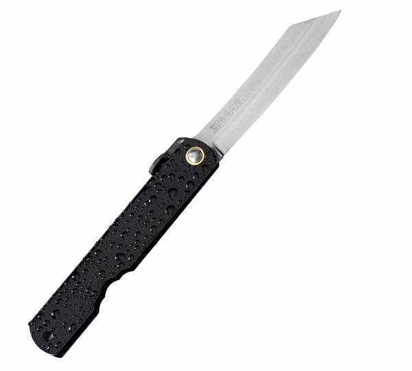 Nóż kieszonkowy Higonokami Black Mizushibuki 80 mm Aogami
