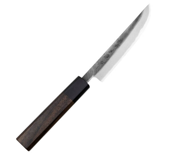 Hideo Kitaoka Shirogami Black Oktagon Nóż Matsuba 12 cm