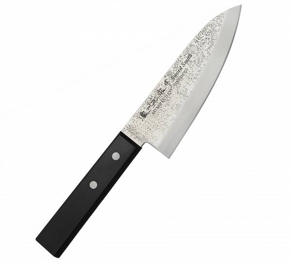 Satake Nashiji Black Nóż Deba 15,5cm