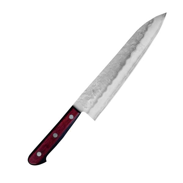 Tsunehisa Gingami Red/Black Nóż Szefa kuchni 21 cm