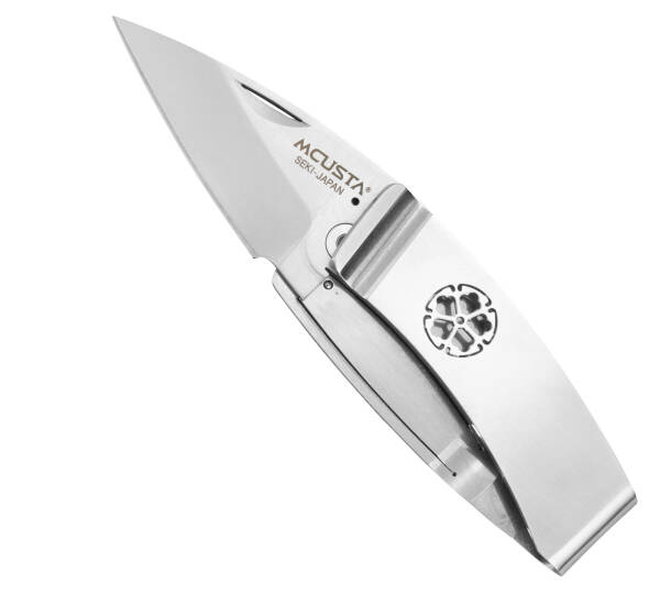 Nóż składany Mcusta Pocket Clip AUS-8 Kikyo 5 cm