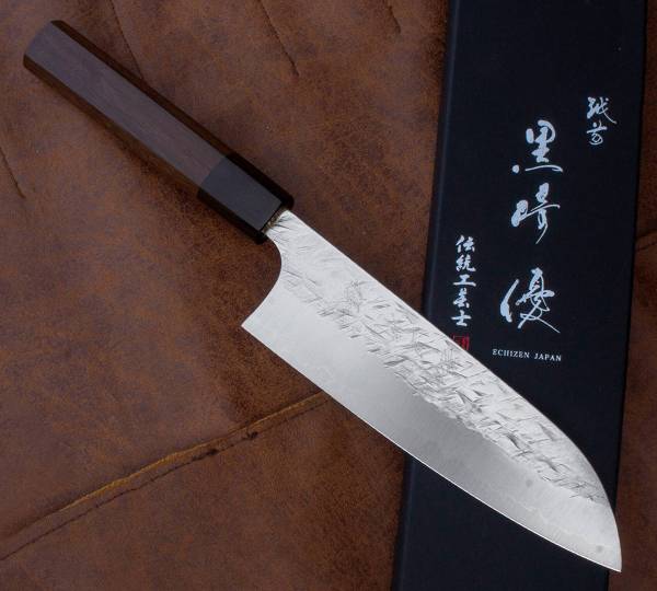 Yu Kurosaki Raijin Cobalt Special Nóż Santoku 16,5 cm