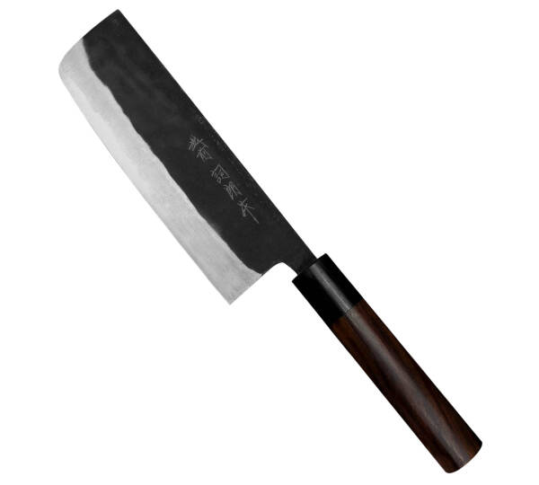 Shiro Kamo Aogami #2 Black Nóż Nakiri 16,5 cm
