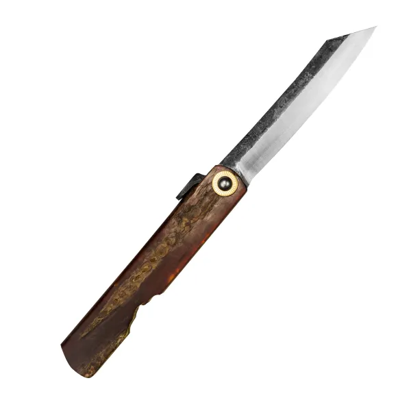 Nóż kieszonkowy Higonokami Kanekoma Kaba Kora Wiśni Aogami#2 8 cm