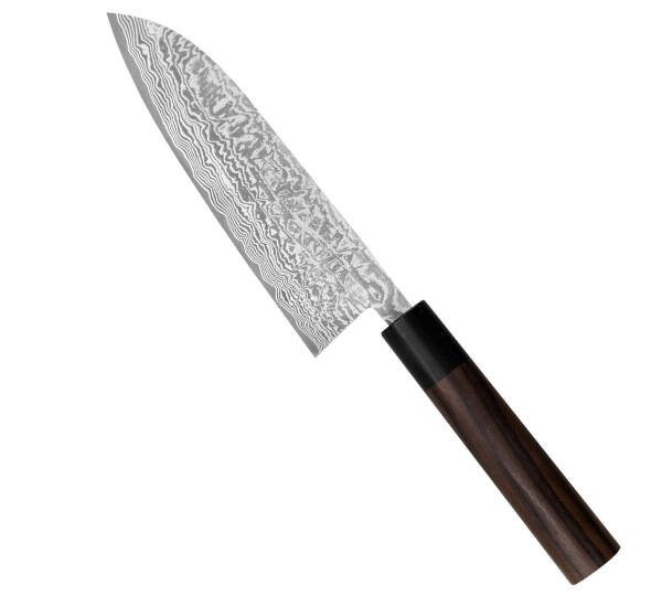 Shiro Kamo SG2 Damascus Nóż Santoku 16,5 cm