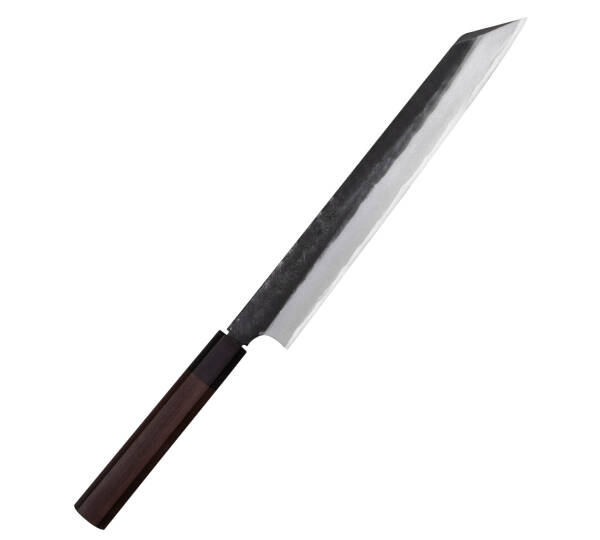 Hideo Kitaoka Shirogami Black Oktagon Nóż Kiritsuke 27 cm